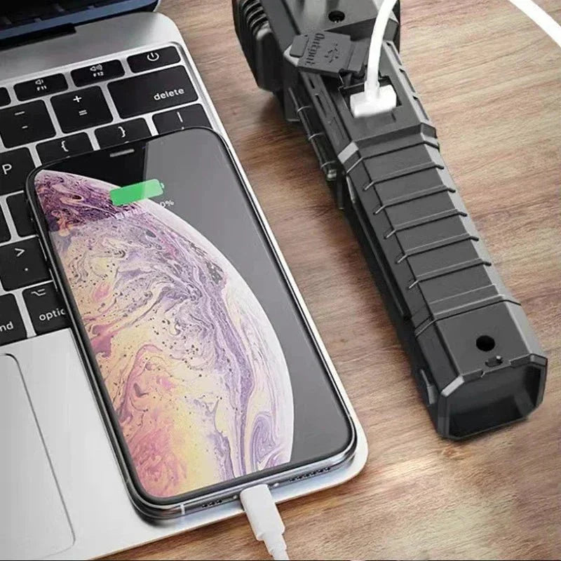 TitanForce X4 - Lanterna Tática Multifuncional 4 em 1