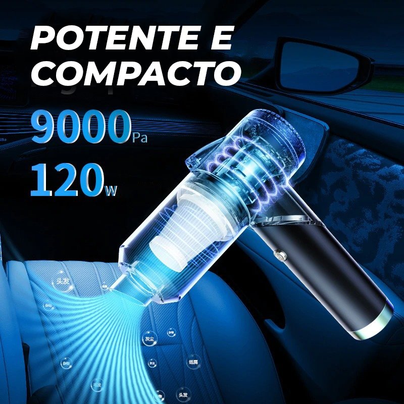 Super Vaccum - Aspirador Portátil Ultrapotente